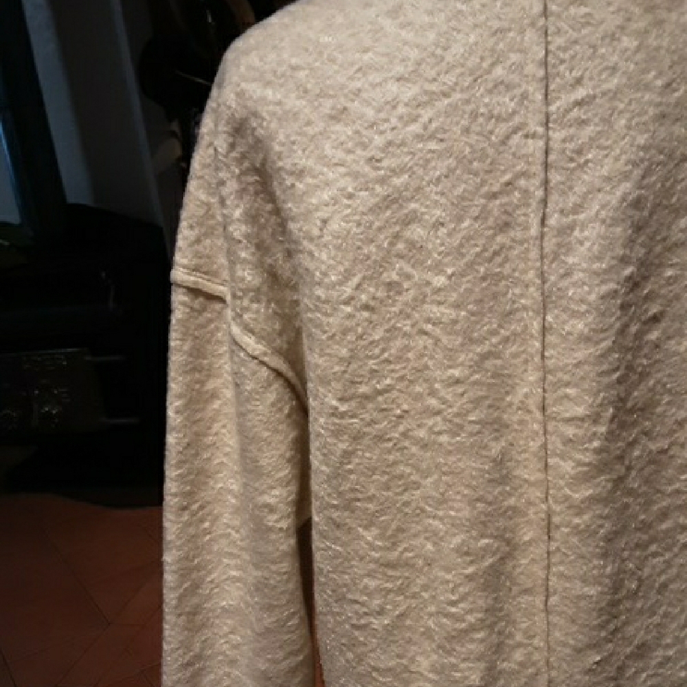 Women's Cream Button-Up Jacket - Picture 9 of 16